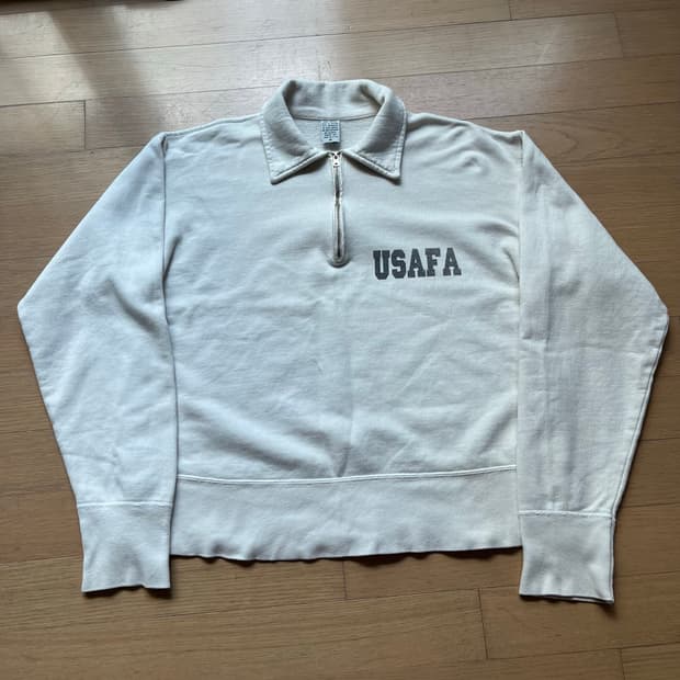 70년대 80년대 USAFA 하프집업 스웻셔츠 미공군사관학교 빈티지