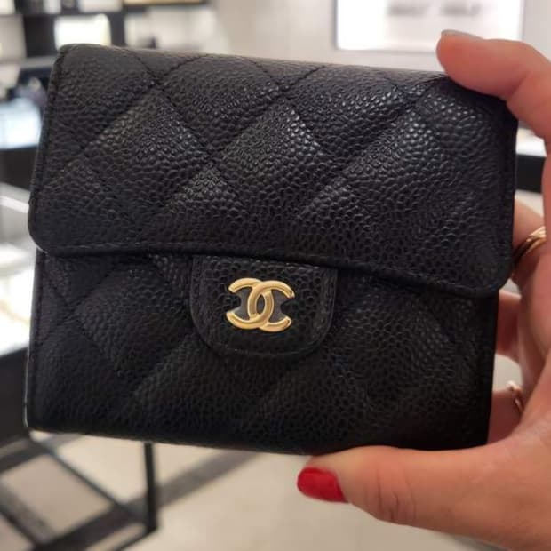 샤넬 클래식 스몰골드반지갑새상품미게봉