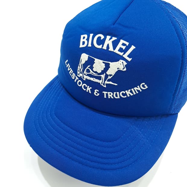 빈티지 Bickel Cow 메쉬 트러커캡 P1481