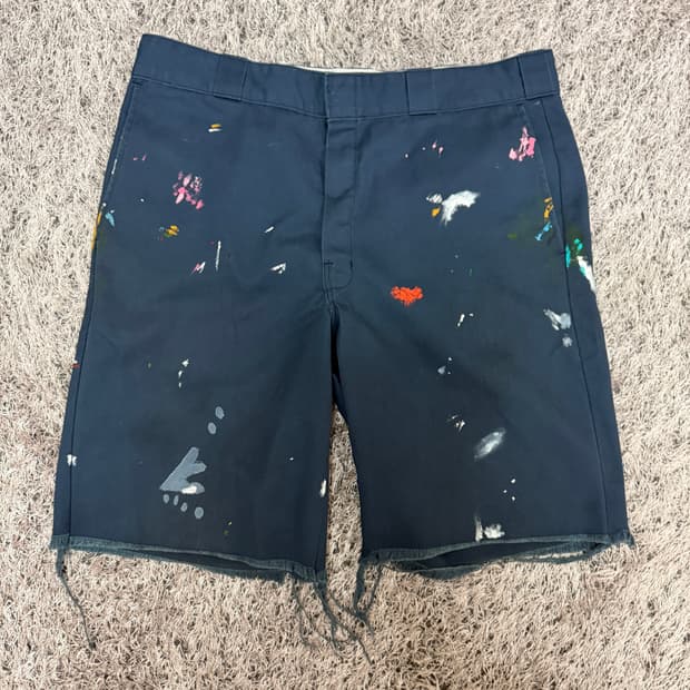 Paly) 팔리 할리우드 JUNKIE SHORTS 페인트 반바지