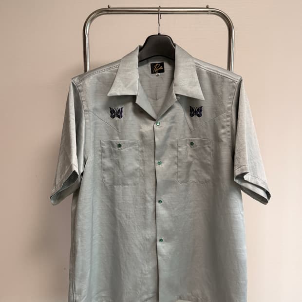 NEEDLES 버터플라이 웨스턴 반팔 셔츠