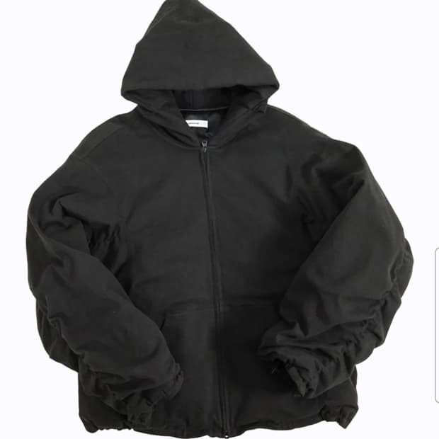 [1,2] 논노드 몰스킨 셔링 봄버 블랙