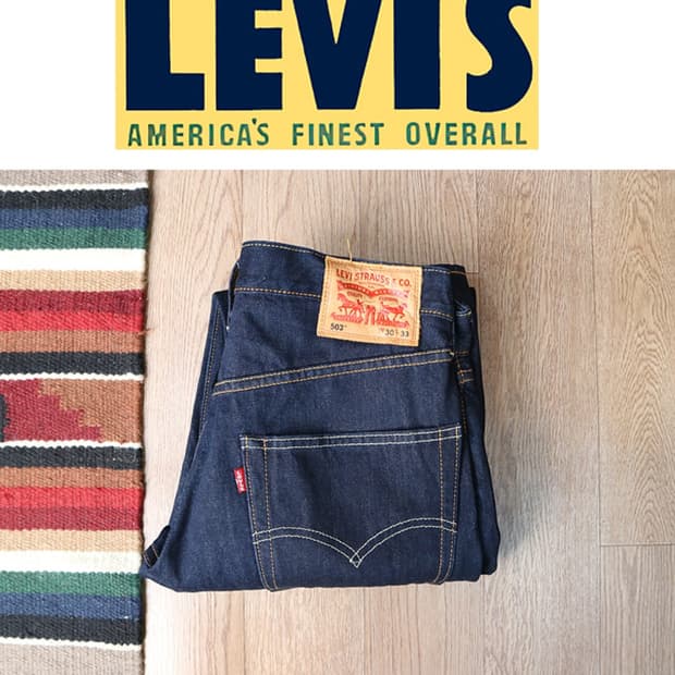 levis 리바이스 503 진청 인디고 루즈 스트레이트 핏 데님

30