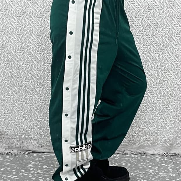 아디다스 아디브레이크 Y2K 딥그린 조거 트랙팬츠 S C09444