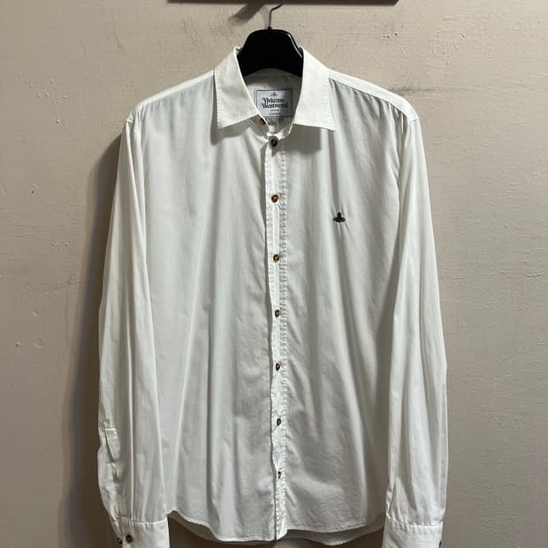 비비안 웨스트우드 화이트 셔츠