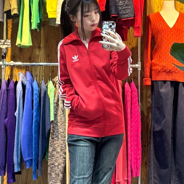 M 아디다스 유로파 레드 트랙탑 