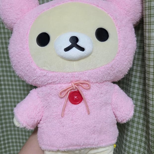 곰돌이 후드 코리락쿠마 인형