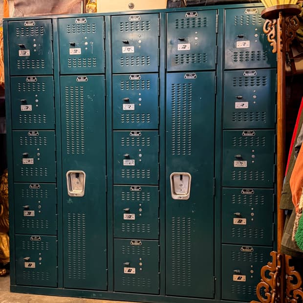 빈티지 소품 1960s 미국 캐비넷 헤비락커