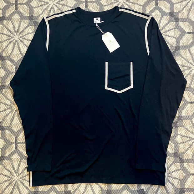 (M) 사스콰치패브릭스 19AW 심 테이프 롱슬리브 블랙