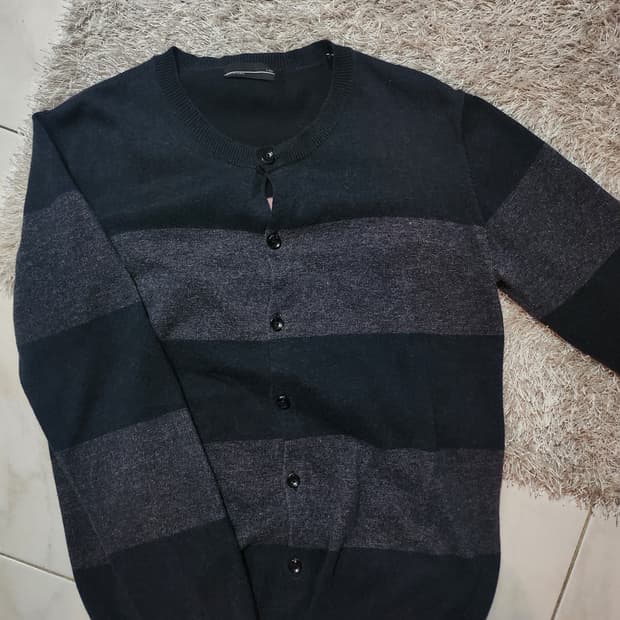 라드뮤지션 스트라이프 니트 가디건