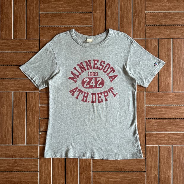Champion cotton printing 1/2 tee