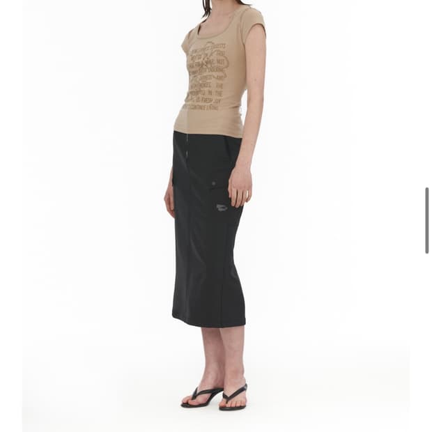 웰빙익스프레스 스커트 m