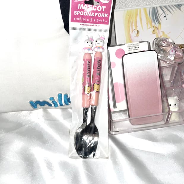 영아트 캐릭터 스푼 포크 세트