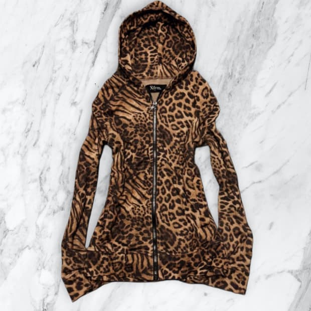Xfrm 00s Leopard Hoodie