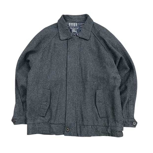 버버리 울 자켓