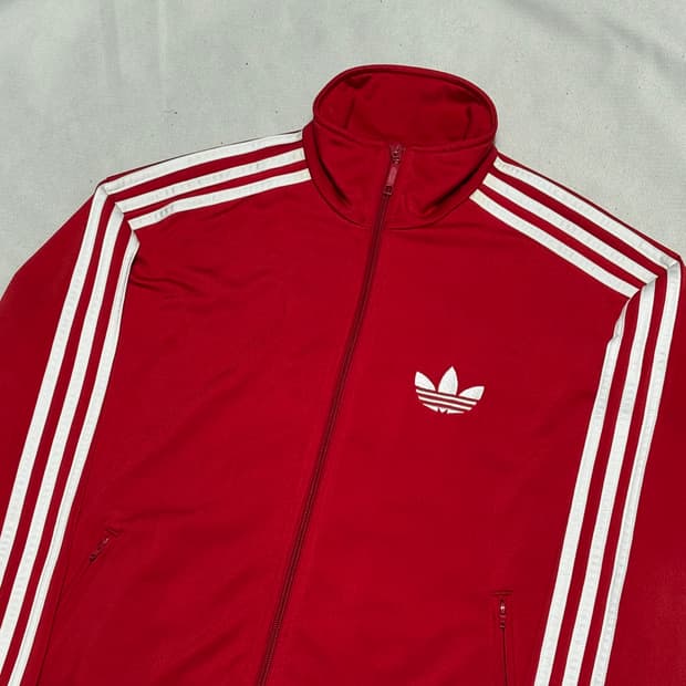 95 아디다스 파이어버드 레드 트랙탑 져지