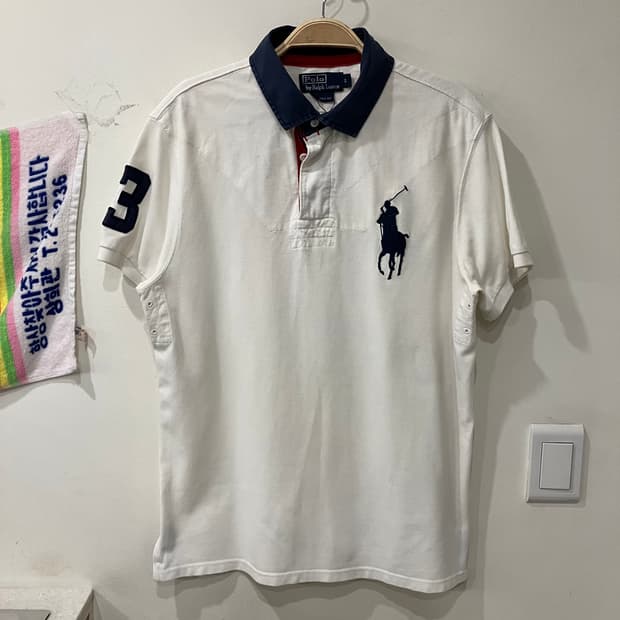 180 폴로 빅포니 배색 카라 반팔 pk