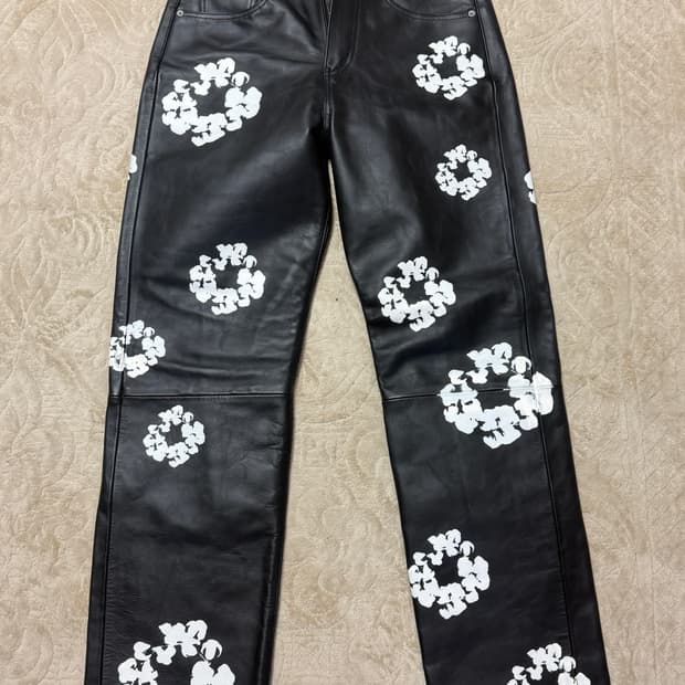 데님티어스 x 리바아스 레더팬츠