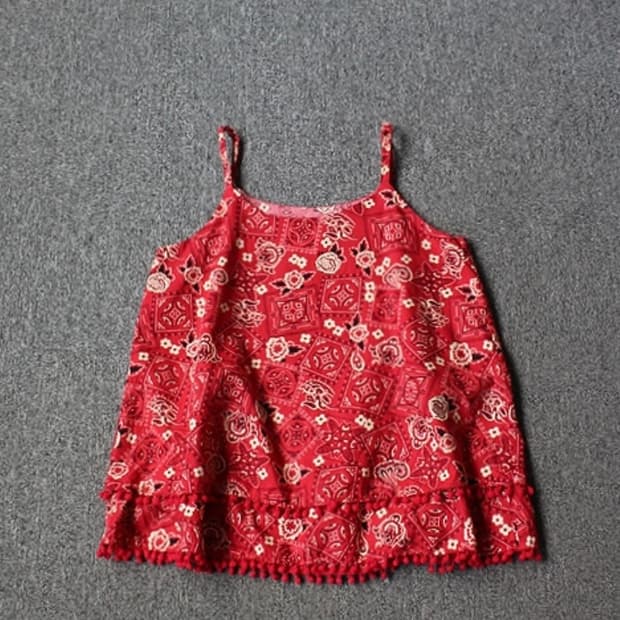 Rodeo crowns 페이즐리 뷔스티에