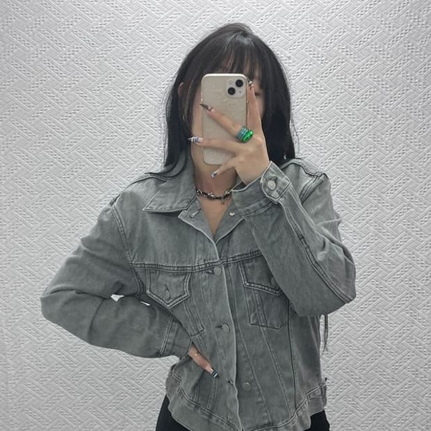 토니와크 올드스쿨 빈티지 워싱 데님 자켓 M C07934