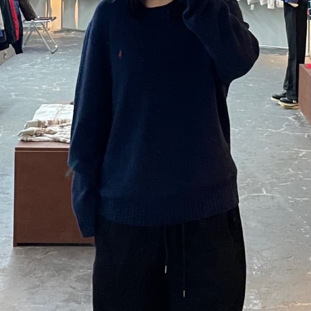 폴로 랄프로렌 네이비 울 니트 H1371