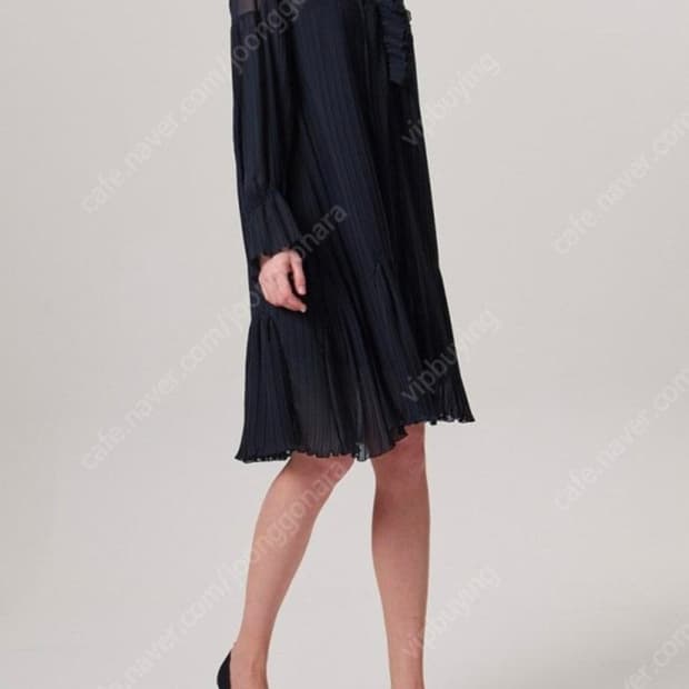 여성 free 타임 플리츠 드레스 원피스