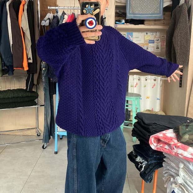 vtg handmade sweater 