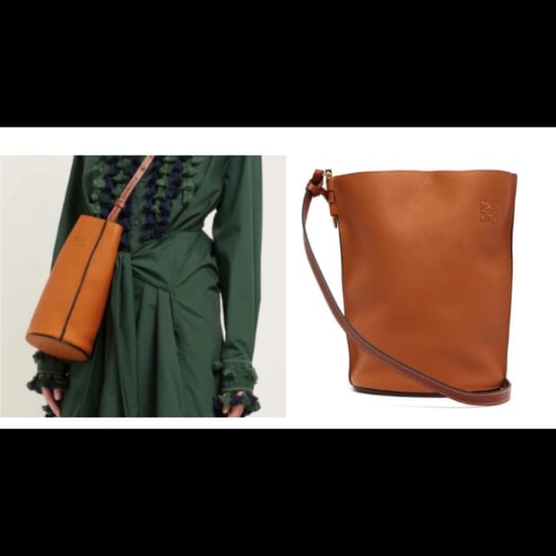 로에베 버킷백 카멜