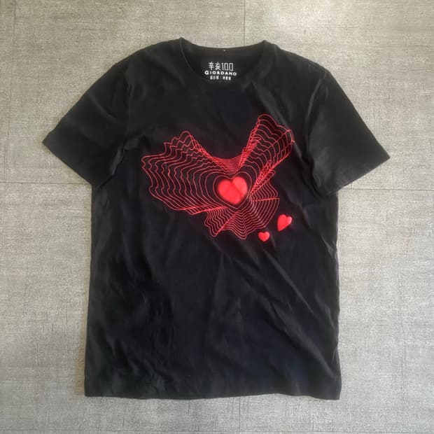 일본빈티지 Giordano 올드스쿨아메카지스트릿 반팔티셔츠