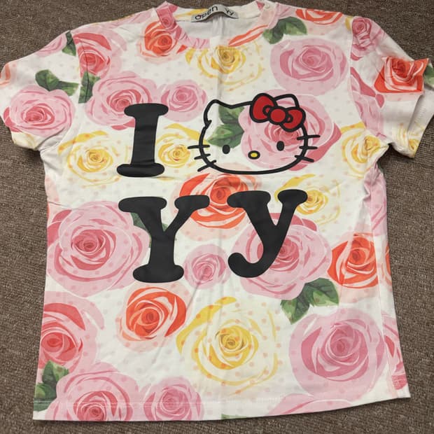 Open Yy 키티 반팔티