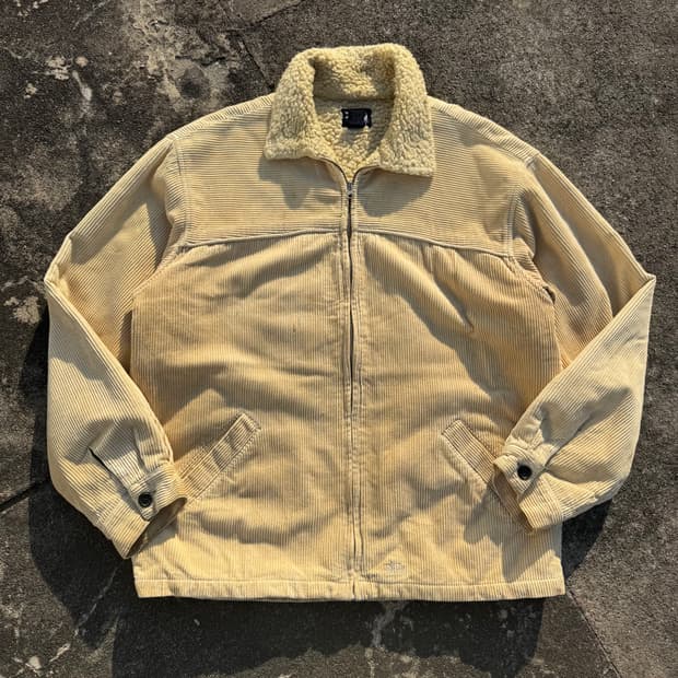 [L~XL] Stussy 스투시 코듀로이 셰르파 자켓