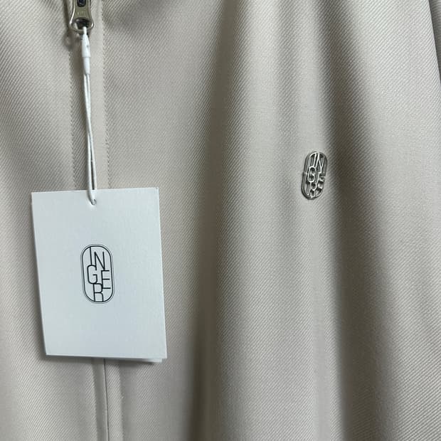 애쉬드 울 해링턴 자켓 아이보리