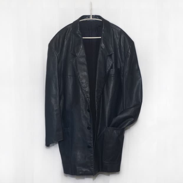 발리 (BALLY) 올드클래식 테일러 가죽 코트자켓 (40 / 100+)