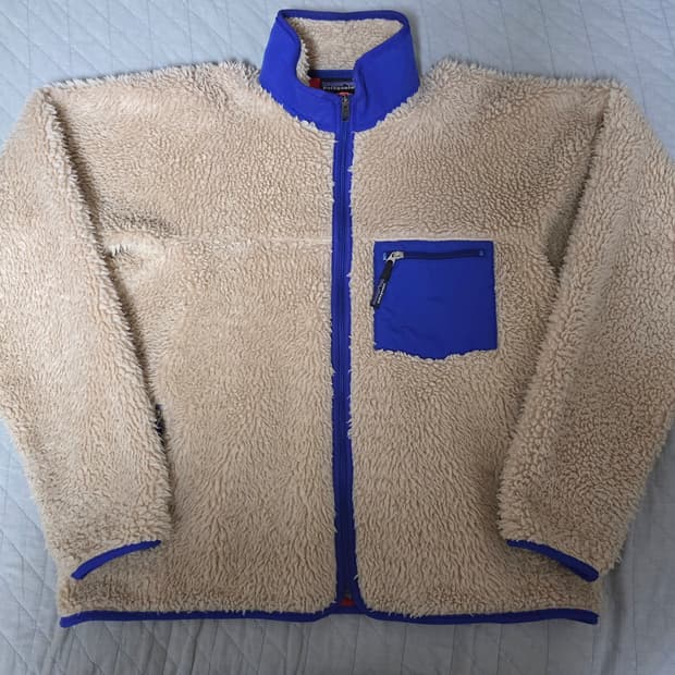 [L] 빈티지 파타고니아 USA 딥파일 플리스 오트밀
