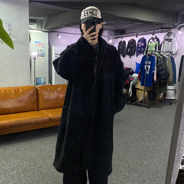 라퍼지스토어 블랙 코트 B2977