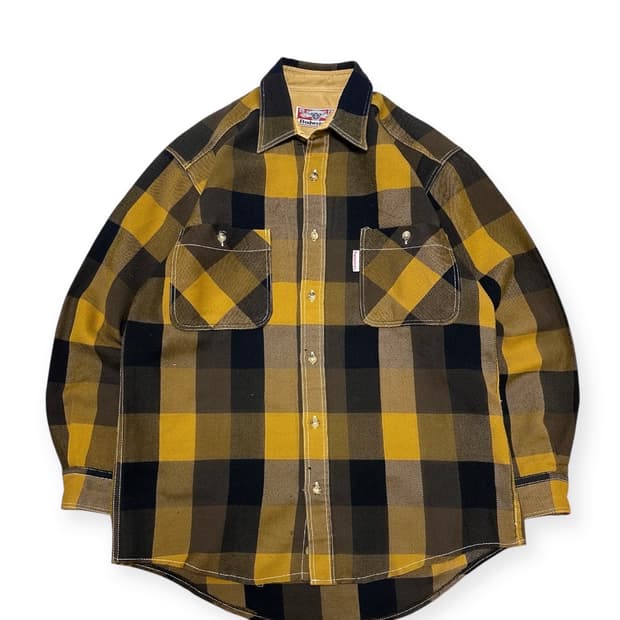 버드와이저 워크 체크 셔츠