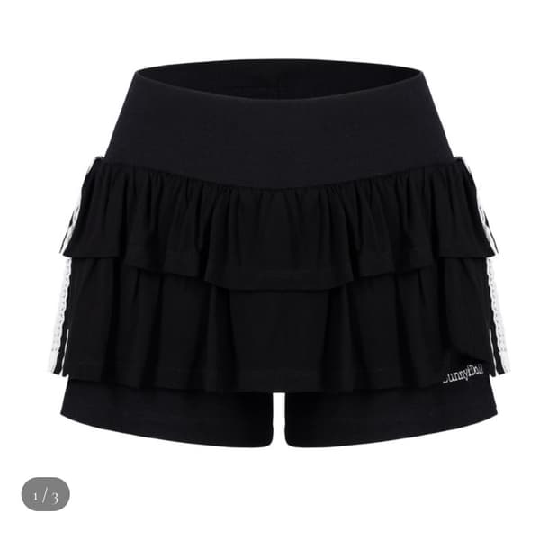 Bunny&doll cotton frill skirt (새상품)