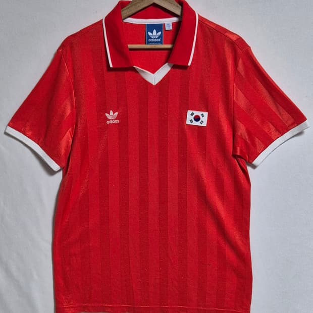 110) 희귀매물 아디다스 대한민국 레트로 유니폼 (차범근 유니폼)