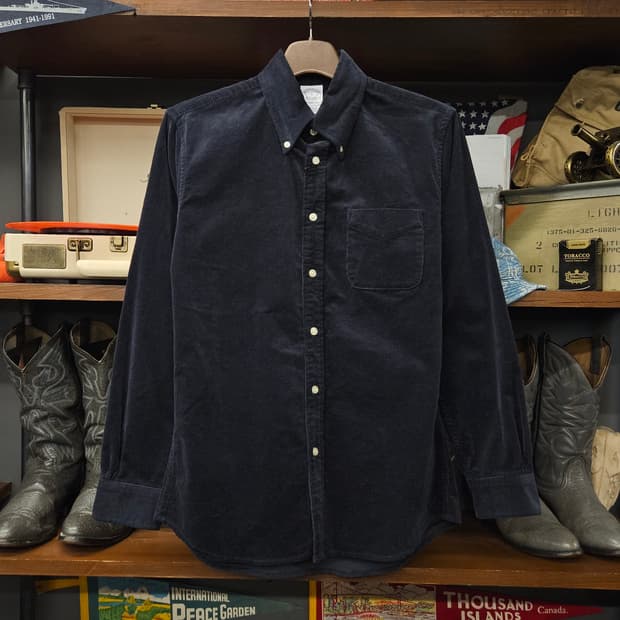 브룩스 브라더스 리젠트 복각라인 소프트 코듀로이 셔츠 N1125