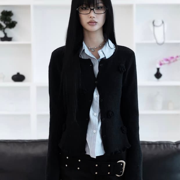 miae rosarium cardigan 로즈 가디건