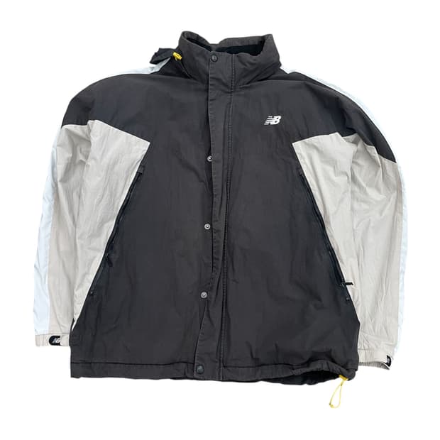 뉴발란스 바람막이 M 블랙/베이지
