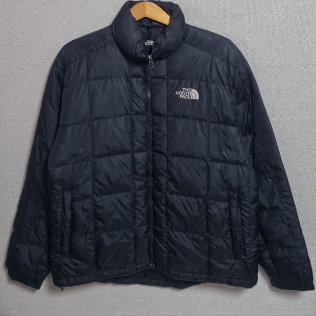 L (100) 노스페이스 블랙 구스 경량패딩