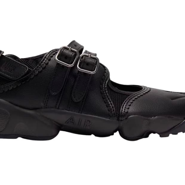 (W) 나이키 에어 리프트 브리드 스트랩 블랙
