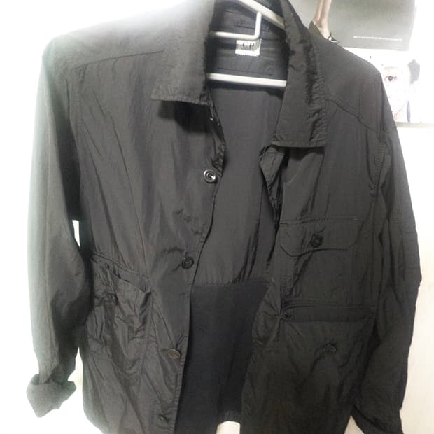 c.p. company cp컴퍼니 크롬 R 오버셔츠 재킷 블랙