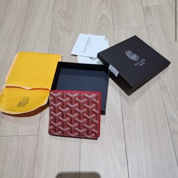 고야드 반지갑 레드(새상품)