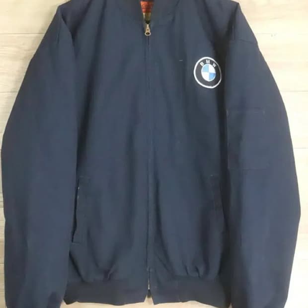 네이비 블루종 자켓