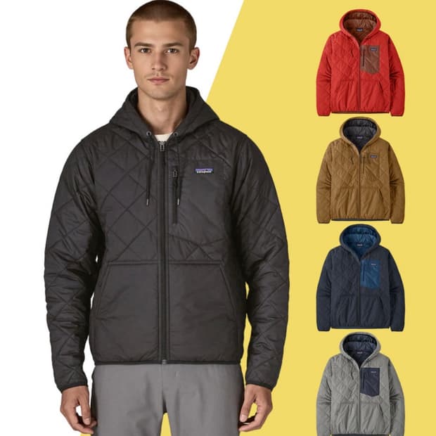 파타고니아 다이아몬드  퀼팅 봄버 후디 남성용