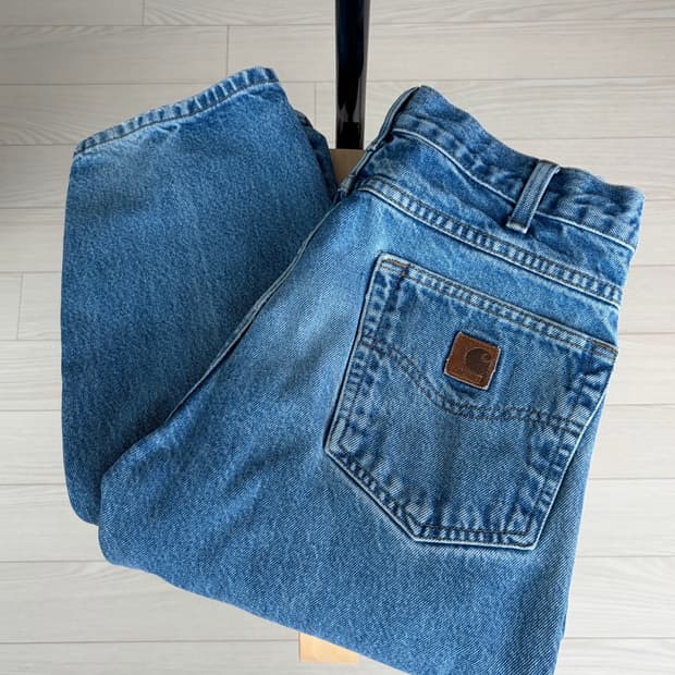 Carhartt 빈티지 칼하트 데님 스트레이트 팬츠 32