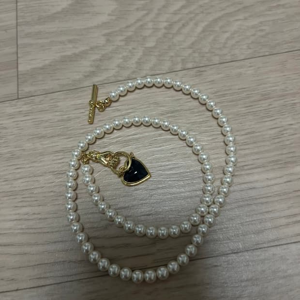 (거의 새상품)빈티지 헐리우드 진주 목걸이