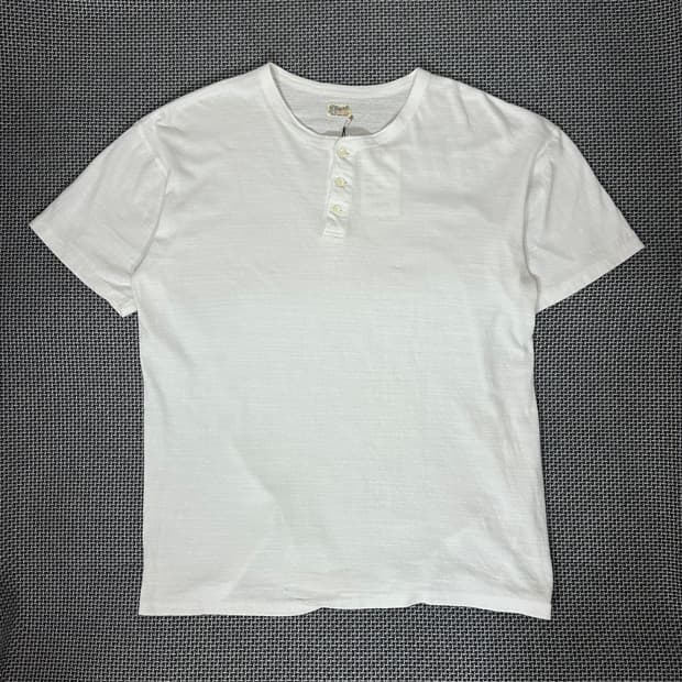 PHIGVEL 피그벨 헨리넥 반팔 티셔츠 (L)